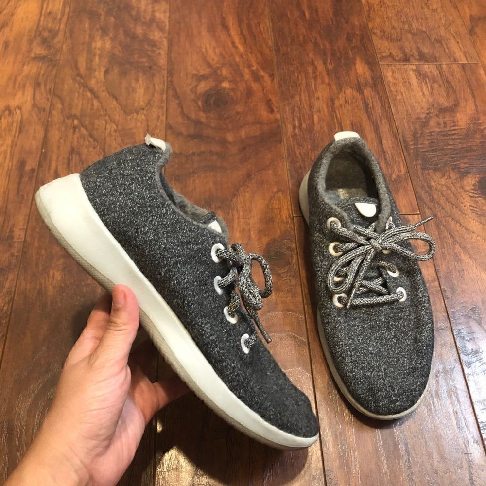Allbirds gray athletic training walking shoes sneakers womens 8